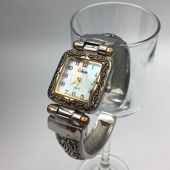 Ornate Collezio Hinged Bracelet Watch Vintage - Picture 5 of 14